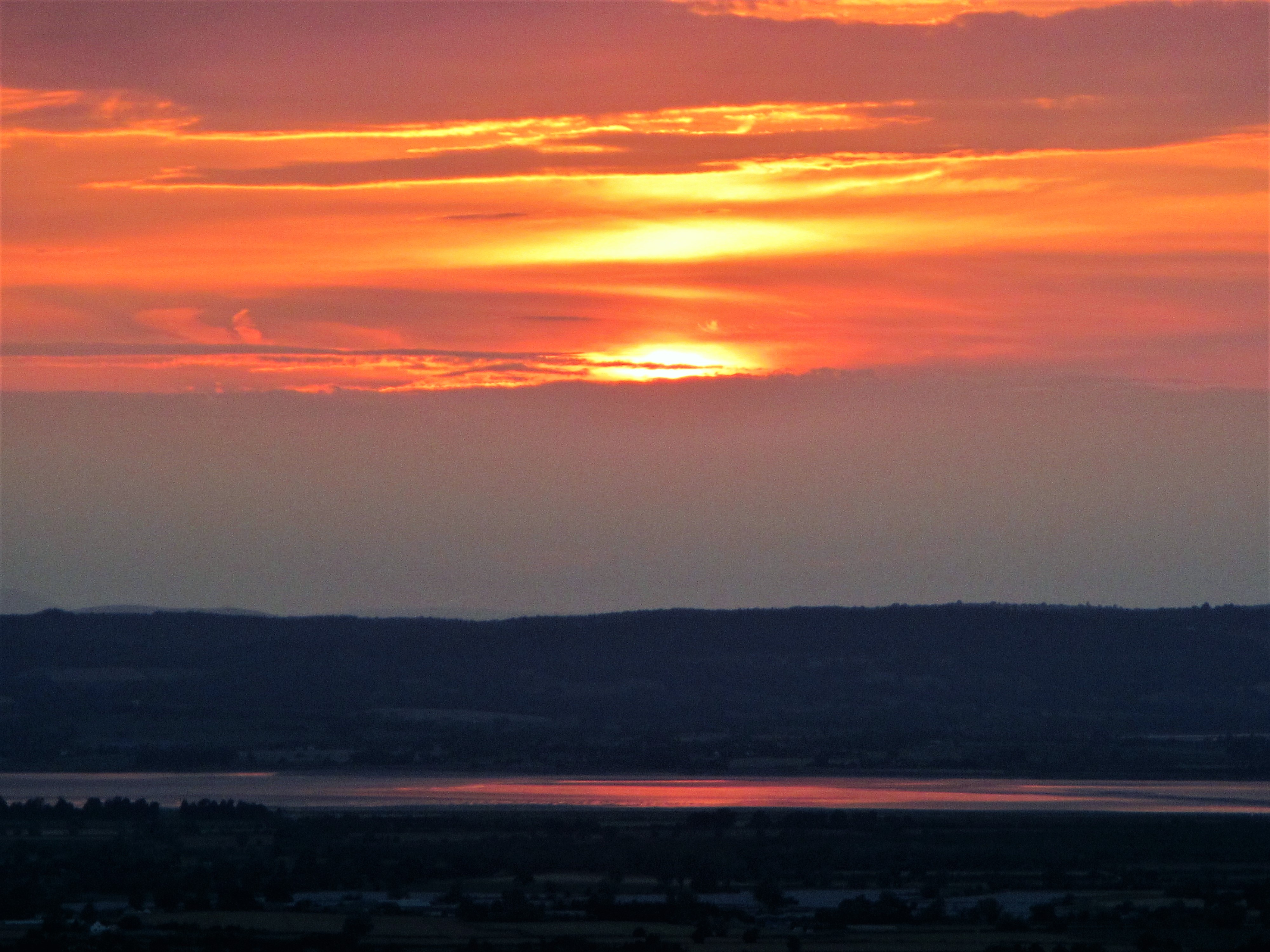 Coaley Peak - sunset July 2018 C Aistrop